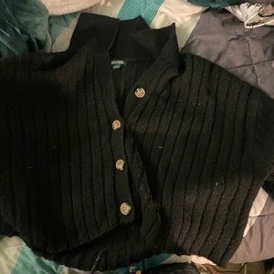 target cropped black sweater